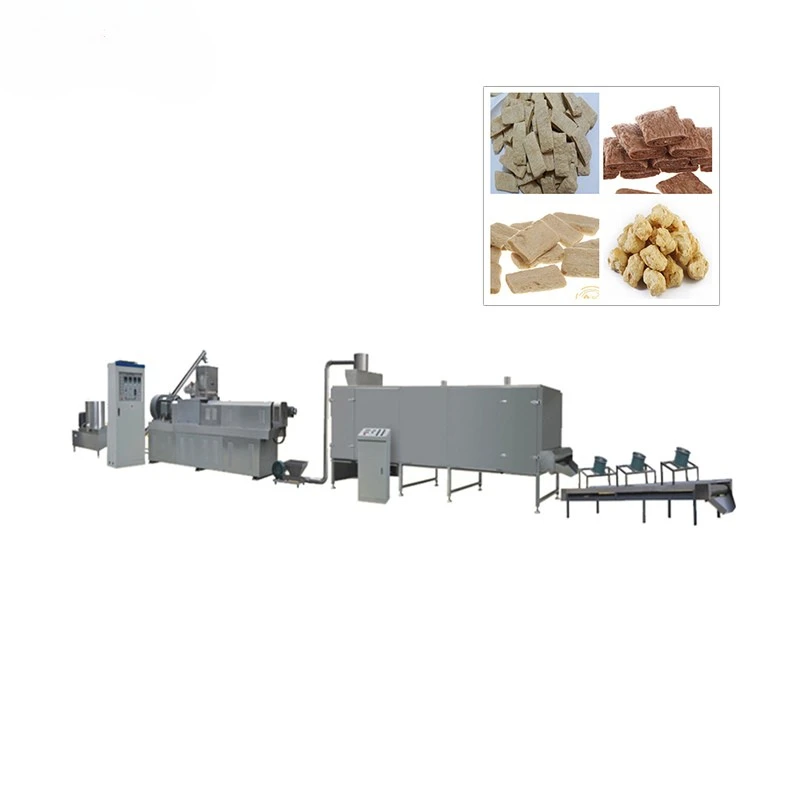 Textured Soya Bean Meat hpe galaw ai Machine